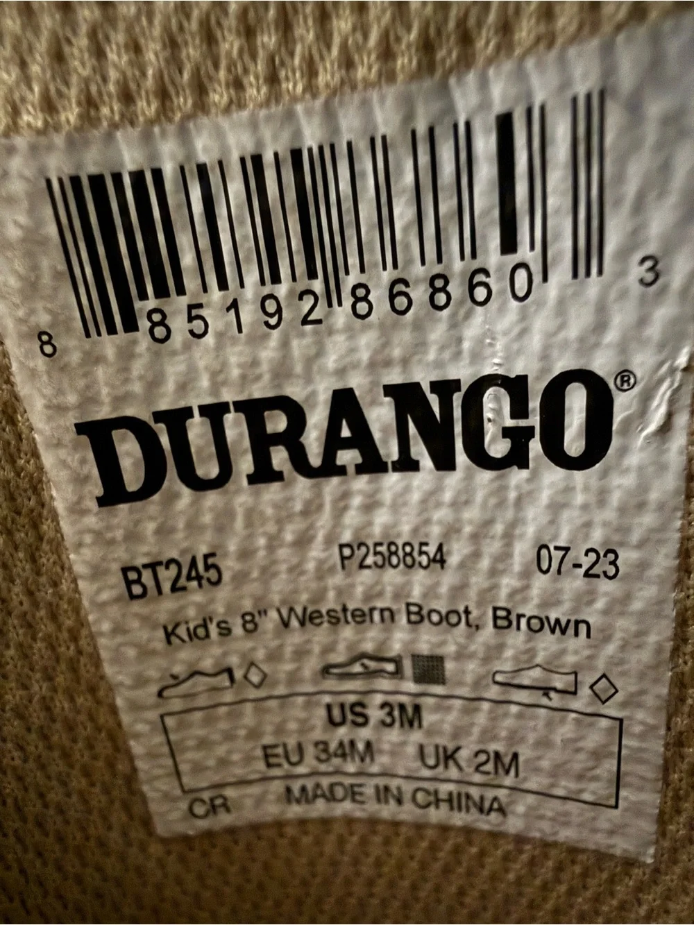 Durango kids western